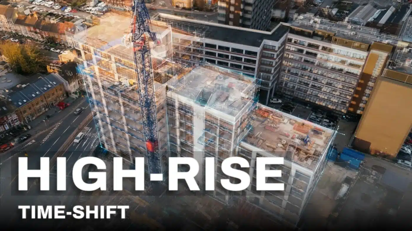 Maidstone high-rise construction progress sequence